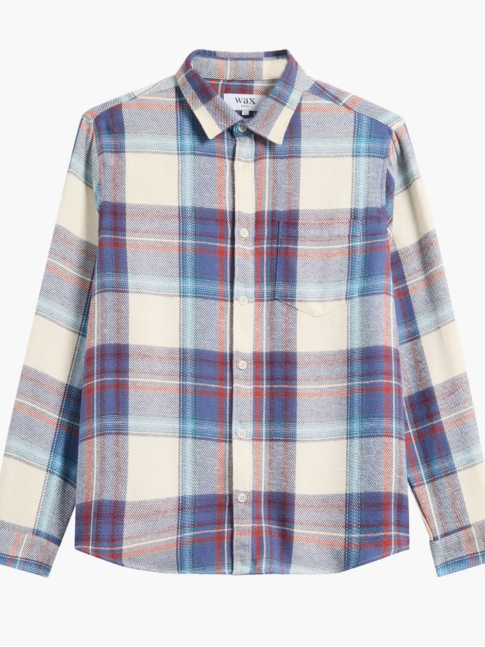 NWT Wax London Shelly Flannel Relaxed Shirt Small